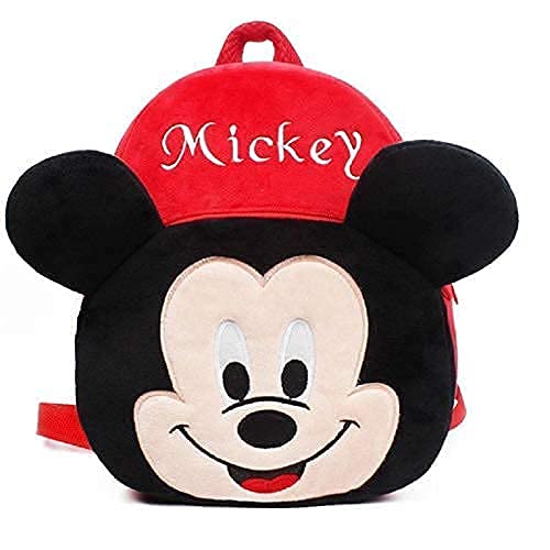 Kids Teddy Soft Picnic Carry Travelling Cartoon Animal School Bag Soft Plush Standard Backpack For Nursery 2 To 5 Baby Boys Girls Years