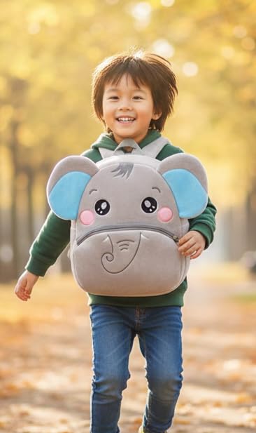 Animal Cartoon soft bag for kids – travel picnic bag toddler bag 2-5 years
