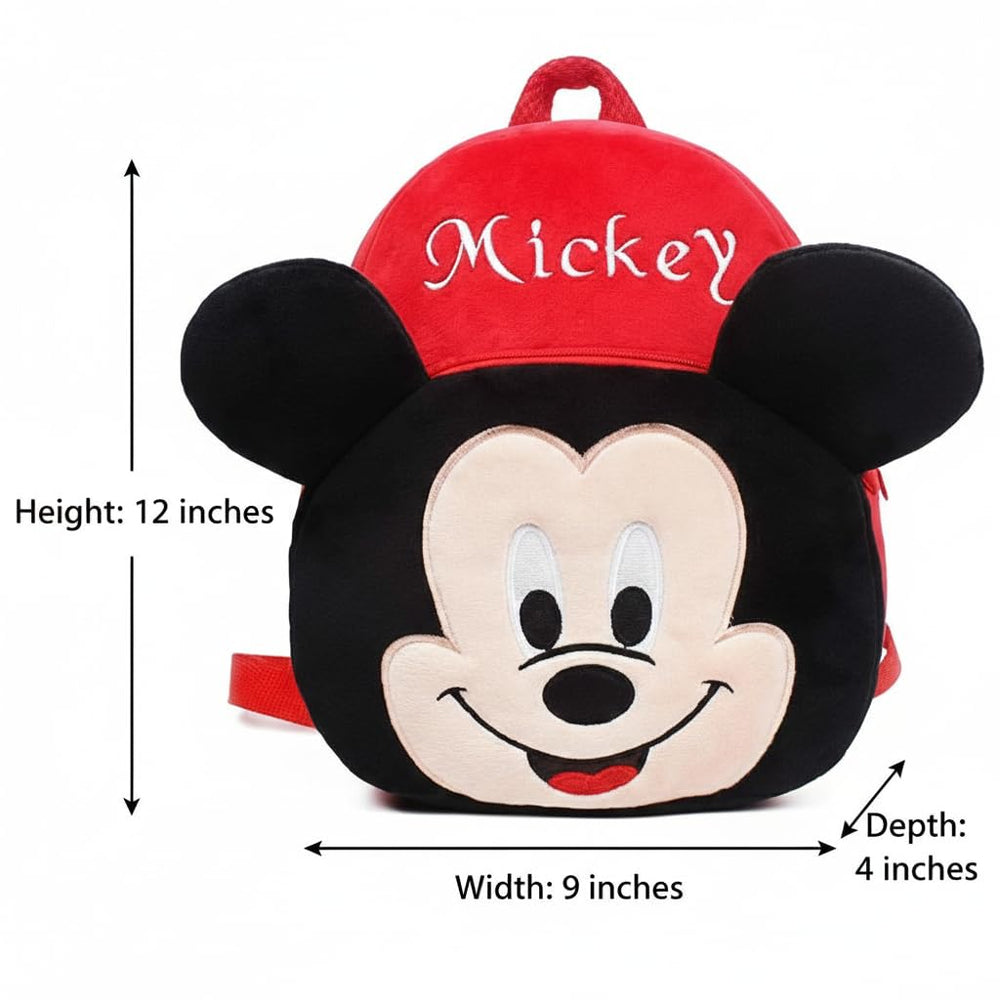 Kids Teddy Soft Picnic Carry Travelling Cartoon Animal School Bag Soft Plush Standard Backpack For Nursery 2 To 5 Baby Boys Girls Years