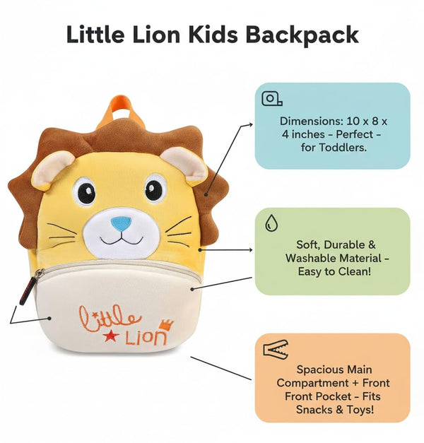 Animal Cartoon soft bag for kids – travel picnic bag toddler bag 2-5 years