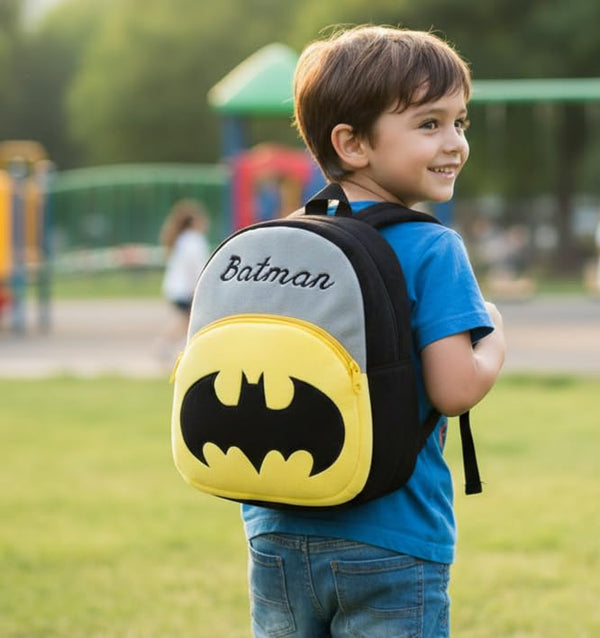 Kids Teddy Soft Picnic Carry Travelling Cartoon Animal School Bag Soft Plush Standard Backpack For Nursery 2 To 5 Baby Boys Girls Years