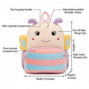 Animal Cartoon soft bag for kids – travel picnic bag toddler bag 2-5 years