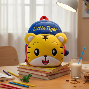 Kids Teddy Soft Picnic Carry Travelling Cartoon Animal School Bag Soft Plush Standard Backpack For Nursery 2 To 5 Baby Boys Girls Years