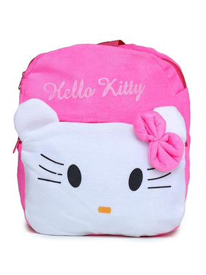 Kids Teddy Soft Picnic Carry Travelling Cartoon Animal School Bag Soft Plush Standard Backpack For Nursery 2 To 5 Baby Boys Girls Years