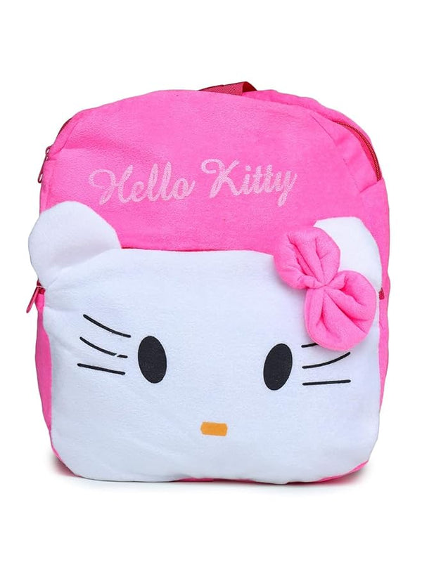 Kids Teddy Soft Picnic Carry Travelling Cartoon Animal School Bag Soft Plush Standard Backpack For Nursery 2 To 5 Baby Boys Girls Years