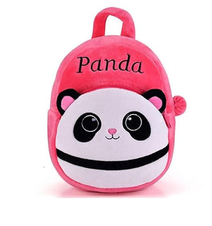 Kids Teddy Soft Picnic Carry Travelling Cartoon Animal School Bag Soft Plush Standard Backpack For Nursery 2 To 5 Baby Boys Girls Years