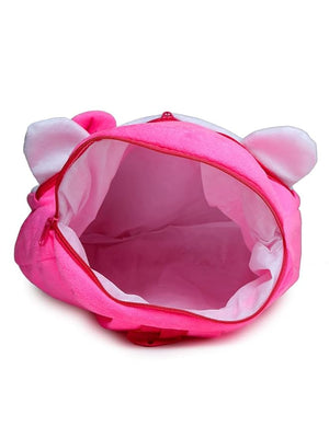 Kids Teddy Soft Picnic Carry Travelling Cartoon Animal School Bag Soft Plush Standard Backpack For Nursery 2 To 5 Baby Boys Girls Years