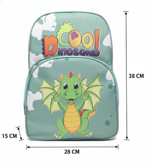 Waterproof Cartoon Backpack for Kids (Ages 5-7) Durable and Spacious School Travel Backpack | Waterproof Backpack Bag for 1st to 3rd Class (Cool-Dinosaur)