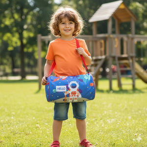Kids Duffle Travel Bag for Travelling, Dance, Swimming, Picnic, Sports, Traveling Bag for Boys & Girls ( Space)