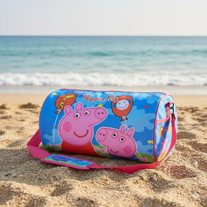 Kids Duffle Travel Bag for Travelling, Dance, Swimming, Picnic, Sports, Traveling Bag for Boys & Girls ( Peppa-Pig)