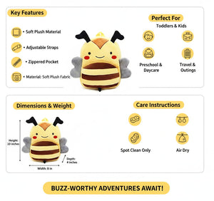 Animal Cartoon soft bag for kids – travel picnic bag toddler bag 2-5 years