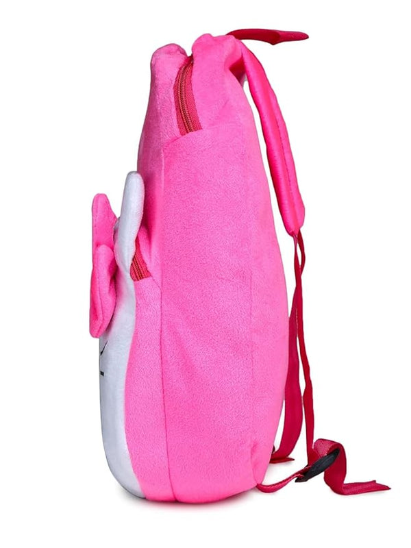 Kids Teddy Soft Picnic Carry Travelling Cartoon Animal School Bag Soft Plush Standard Backpack For Nursery 2 To 5 Baby Boys Girls Years