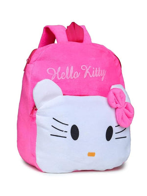 Kids Teddy Soft Picnic Carry Travelling Cartoon Animal School Bag Soft Plush Standard Backpack For Nursery 2 To 5 Baby Boys Girls Years
