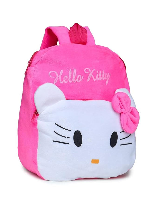 Kids Teddy Soft Picnic Carry Travelling Cartoon Animal School Bag Soft Plush Standard Backpack For Nursery 2 To 5 Baby Boys Girls Years