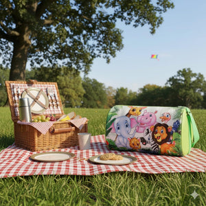 Kids Duffle Travel Bag for Travelling, Dance, Swimming, Picnic, Sports, Traveling Bag for Boys & Girls (Jungle)