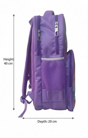 Waterproof Cartoon Backpack for Kids (Ages 5-7) Durable and Spacious School Travel Backpack | Waterproof Backpack Bag for 1st to 3rd Class (Kuromi)