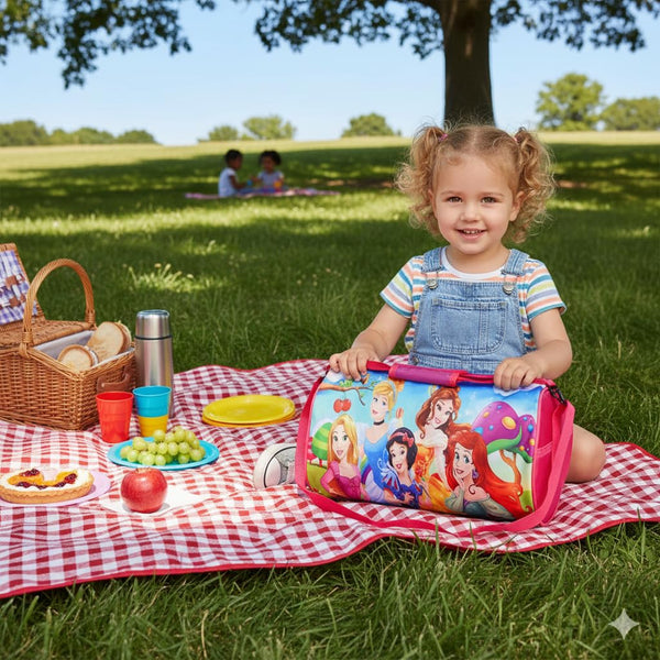 Kids Duffle Travel Bag for Travelling, Dance, Swimming, Picnic, Sports, Traveling Bag for Boys & Girls (Princess)