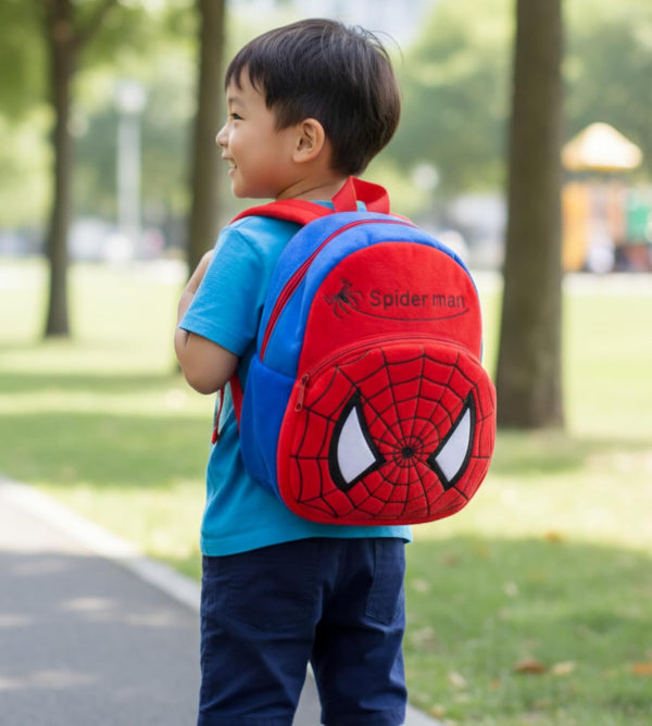 Kids Teddy Soft Picnic Carry Travelling Cartoon Animal School Bag Soft Plush Standard Backpack For Nursery 2 To 5 Baby Boys Girls Years