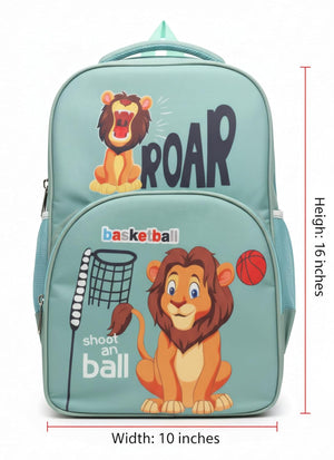 Waterproof Cartoon Backpack for Kids (Ages 5-7) Durable and Spacious School Travel Backpack | Waterproof Backpack Bag for 1st to 3rd Class (Roar Tiger)