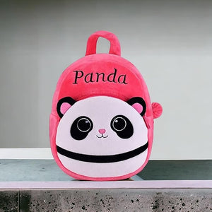 Kids Teddy Soft Picnic Carry Travelling Cartoon Animal School Bag Soft Plush Standard Backpack For Nursery 2 To 5 Baby Boys Girls Years