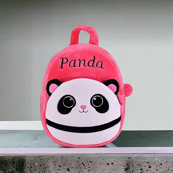 Kids Teddy Soft Picnic Carry Travelling Cartoon Animal School Bag Soft Plush Standard Backpack For Nursery 2 To 5 Baby Boys Girls Years