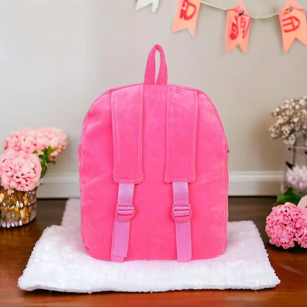 Kids Teddy Soft Picnic Carry Travelling Cartoon Animal School Bag Soft Plush Standard Backpack For Nursery 2 To 5 Baby Boys Girls Years