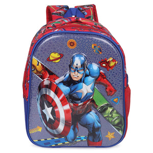 3D Cartoon Sheet School Bag | Waterproof Backpack Ideal For Kids age 5-7 years | UKG, Nursery and 1st Class 15L (Avengers)