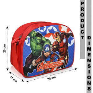 Stylbase 18" Polyester Car Duffle Bag for Kids' Travel, 15 cm, Red Avengers