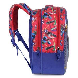 3D Cartoon Sheet School Bag | Waterproof Backpack Ideal For Kids age 5-7 years | UKG, Nursery and 1st Class 15L (Avengers)