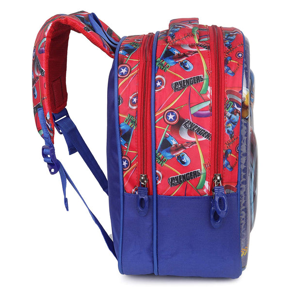 3D Cartoon Sheet School Bag | Waterproof Backpack Ideal For Kids age 5-7 years | UKG, Nursery and 1st Class 15L (Avengers)