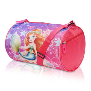 Kids Duffle Travel Bag for Travelling, Dance, Swimming, Picnic, Sports, Traveling Bag for Boys & Girls (Mermaid)