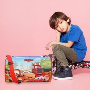 Kids Duffle Travel Bag for Travelling, Dance, Swimming, Picnic, Sports, Traveling Bag for Boys & Girls (Pixar-Car)