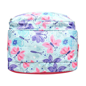 Stylbase Multi Printed Waterproof Bag Ideal For Tuition College Backpack School Bag For Girls 12 years Stylish and Trendy bag for girls 18 Inch Pink