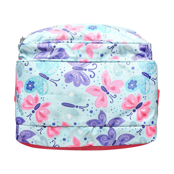 Stylbase Multi Printed Waterproof Bag Ideal For Tuition College Backpack School Bag For Girls 12 years Stylish and Trendy bag for girls 18 Inch Pink