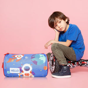 Kids Duffle Travel Bag for Travelling, Dance, Swimming, Picnic, Sports, Traveling Bag for Boys & Girls ( Space)