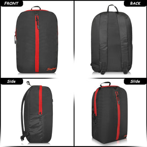 Unisex Small, trendy, multipurpose backpack for short hikes, trips or daily use 15L ( Black)