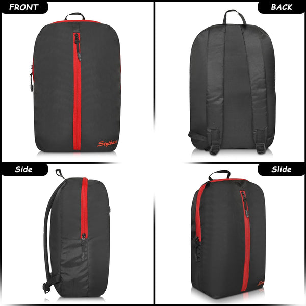 Unisex Small, trendy, multipurpose backpack for short hikes, trips or daily use 15L ( Black)