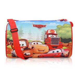 Kids Duffle Travel Bag for Travelling, Dance, Swimming, Picnic, Sports, Traveling Bag for Boys & Girls (Pixar-Car)