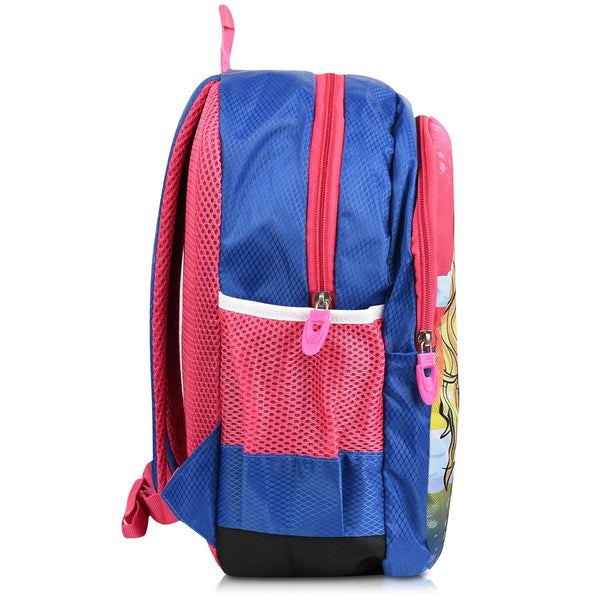 Printed Bag For Kids Kinder Garden | Nursery Stylish and Trendy Print - 14 Inches | 18L RED Beauty Girl