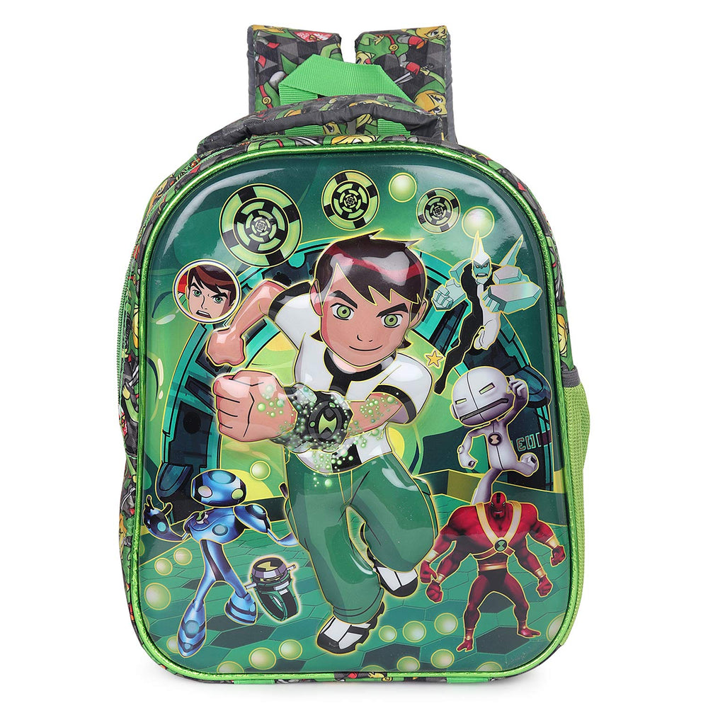 3D Cartoon Sheet School Bag | Waterproof Backpack Ideal For Kids age 5-7 years | UKG, Nursery and 1st Class 15L (Ben-10)