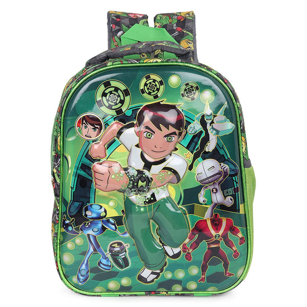 3D Cartoon Sheet School Bag | Waterproof Backpack Ideal For Kids age 5-7 years | UKG, Nursery and 1st Class 15L (Ben-10)