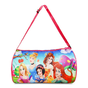 Kids Duffle Travel Bag for Travelling, Dance, Swimming, Picnic, Sports, Traveling Bag for Boys & Girls (Princess)