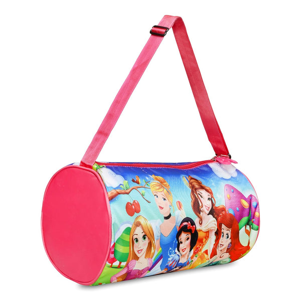 Kids Duffle Travel Bag for Travelling, Dance, Swimming, Picnic, Sports, Traveling Bag for Boys & Girls (Princess)