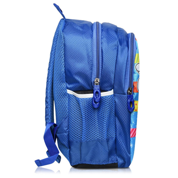 Printed Bag For Kids Kinder Garden | Nursery Stylish and Trendy Print - 14 Inches | 18L RED Doraemon