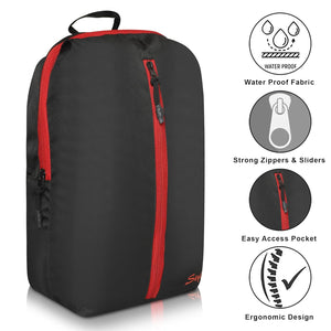 Unisex Small, trendy, multipurpose backpack for short hikes, trips or daily use 15L ( Black)