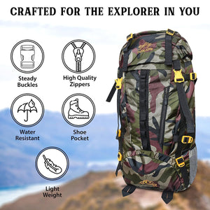 Stylbase Travel AdventurePro Trekking Bag: Ultimate Outdoor Sport Camp Hiking Rucksack | Waterproof & Spacious - 1 Year Warranty