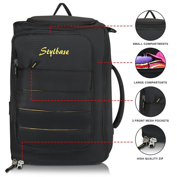 Unisex classic duffle cum travel bag for Flights and trains easy carry with the original zero-hassle 50L