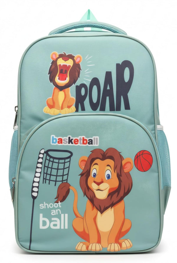 Waterproof Cartoon Backpack for Kids (Ages 5-7) Durable and Spacious School Travel Backpack | Waterproof Backpack Bag for 1st to 3rd Class (Roar Tiger)