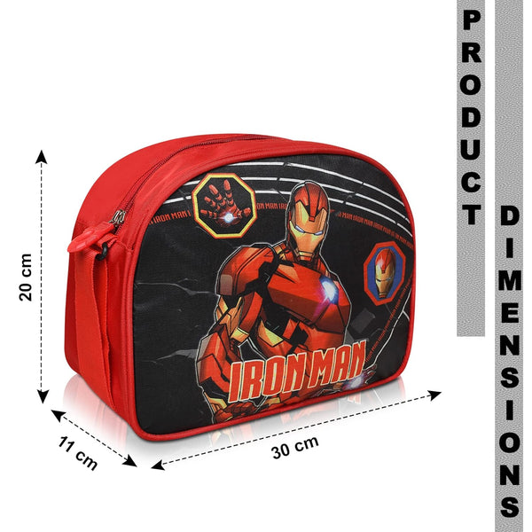 Stylbase 18" Polyester Car Duffle Bag for Kids' Travel, 15 cm, Red Iron Man