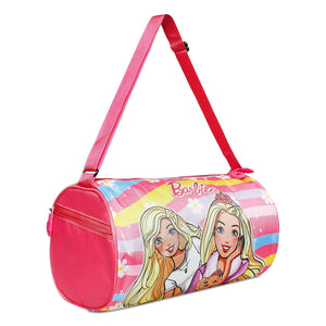 Kids Duffle Travel Bag for Travelling, Dance, Swimming, Picnic, Sports, Traveling Bag for Boys & Girls (Barbie)